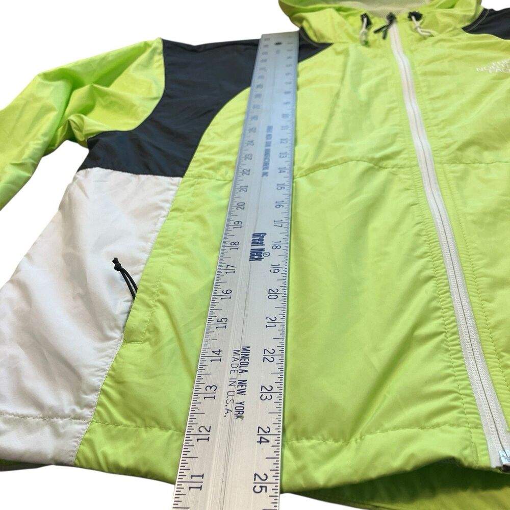 The North Face Lightweight Jacket Women L Green Windbreaker Hydrenaline Full Zip - Picture 3 of 13